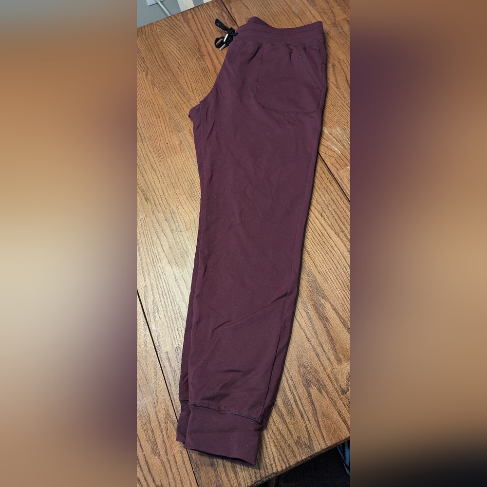 Purple nylon Zyia joggers